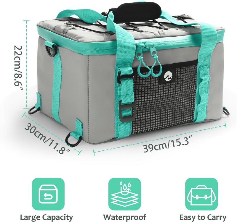 MoiShow Paddle Board Cooler, Paddleboard Cooler Deck Bag with Detachable Bottle Opener, Paddle Board Accessories, Sup Cooler Bag for Beach, Camping, Kayaking, Travel - Image 3